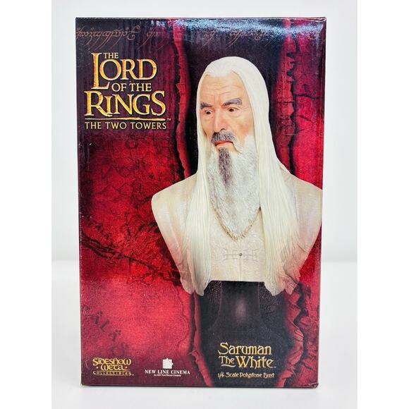 Sideshow Weta Saruman the White 1:4 Bust Lord of the Rings Two Towers #1289/3000 - Picture 1 of 8